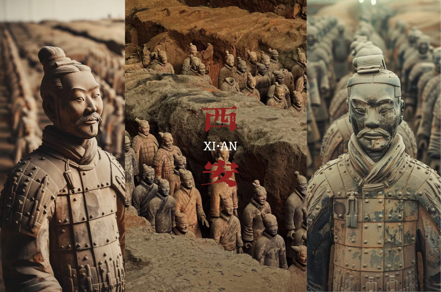 กองทัพทหารดินเผา มหาสุสานจิ๋นซีฮ่องเต้ (Terracotta Army) เมืองซีอาน